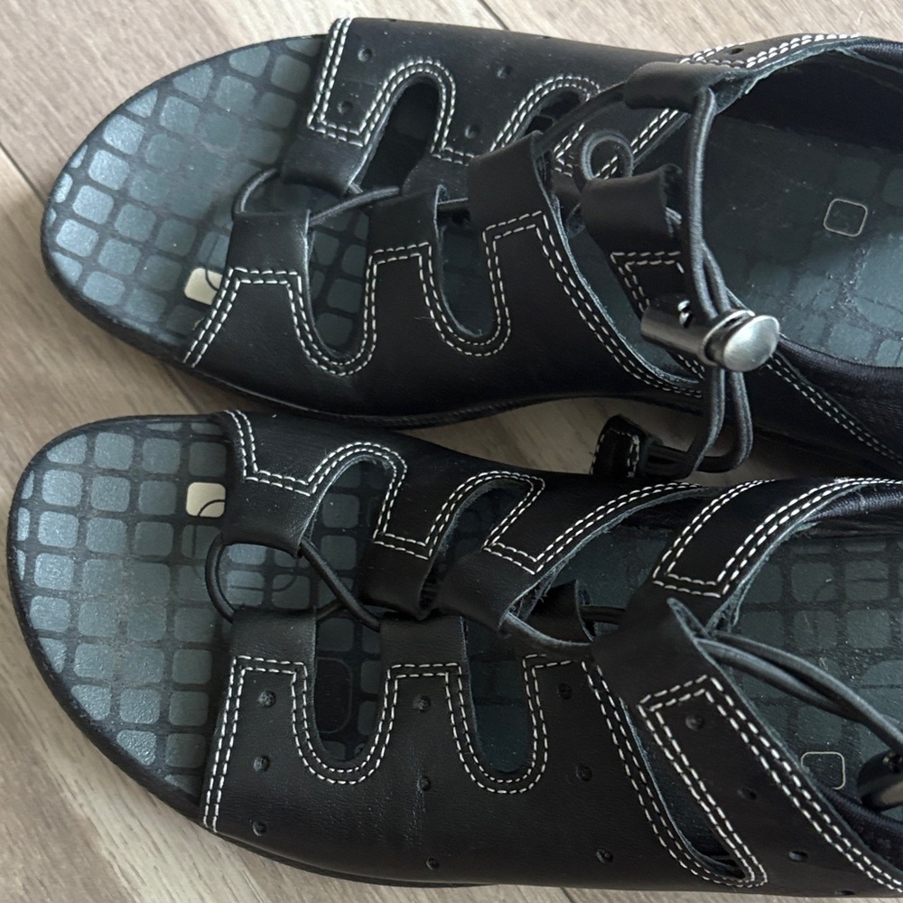 Black Ecco Sandals - Picture 4 of 5